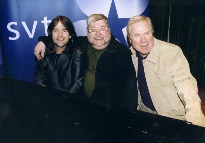 Rober Wells, Peter Harryson och Anders Berglund 2003.