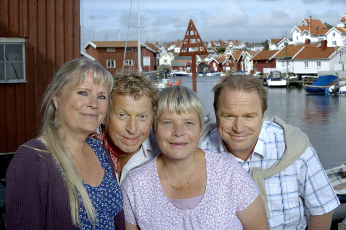 Ulla Skoog, Tomas von Brömssen, Anki Larsson och Claes Malmberg spelade tillsammans i Saltön.