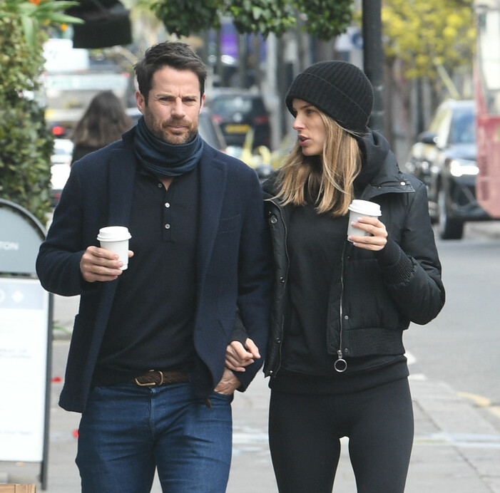 Jamie Redknapp och Frida Andersson.