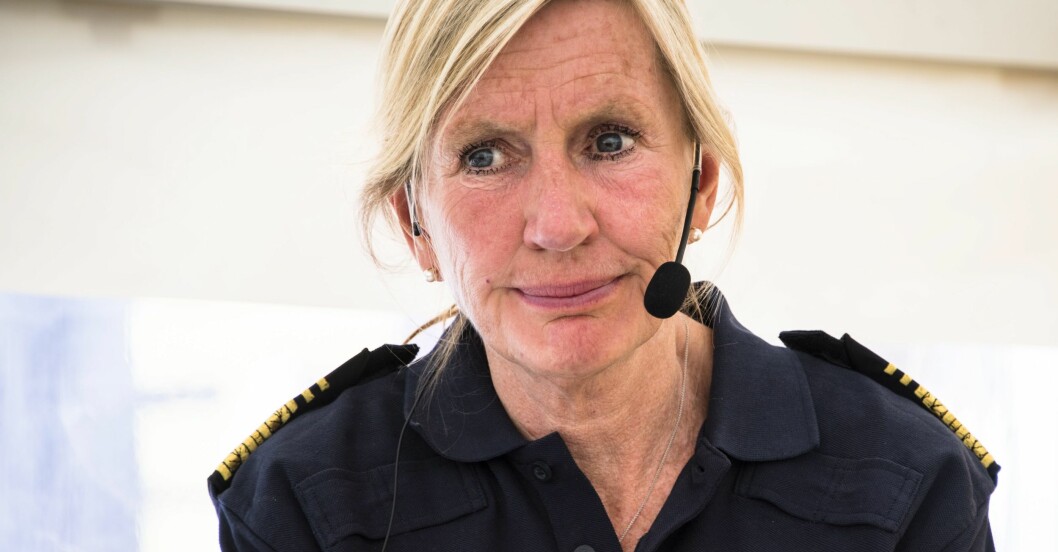 Carin Götblad är trött på tomma ord och efterfrågar handling gällande det dödliga våldet mor kvinnor. Carin Götblad, polischef.