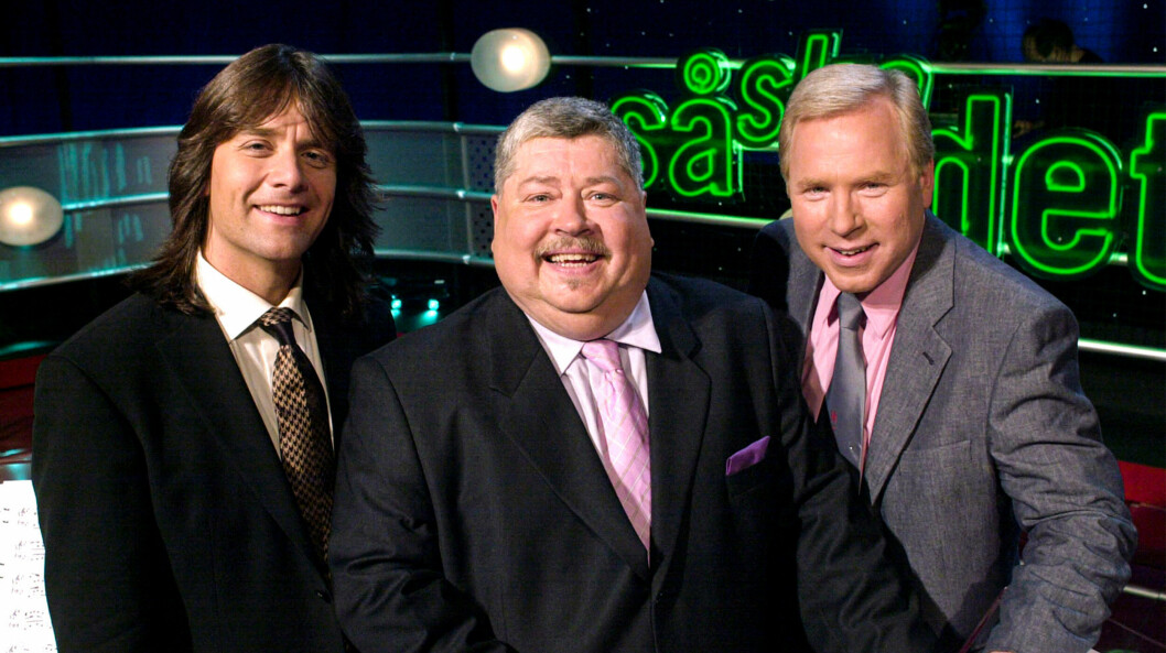Den folkkära <span class=" italic" data-lab-italic_desktop="italic">Så ska det låta</span>-trion; Robert Wells, Peter Harryson och Anders Berglund. Robert Wells, Peter Harryson och Anders Berglund.