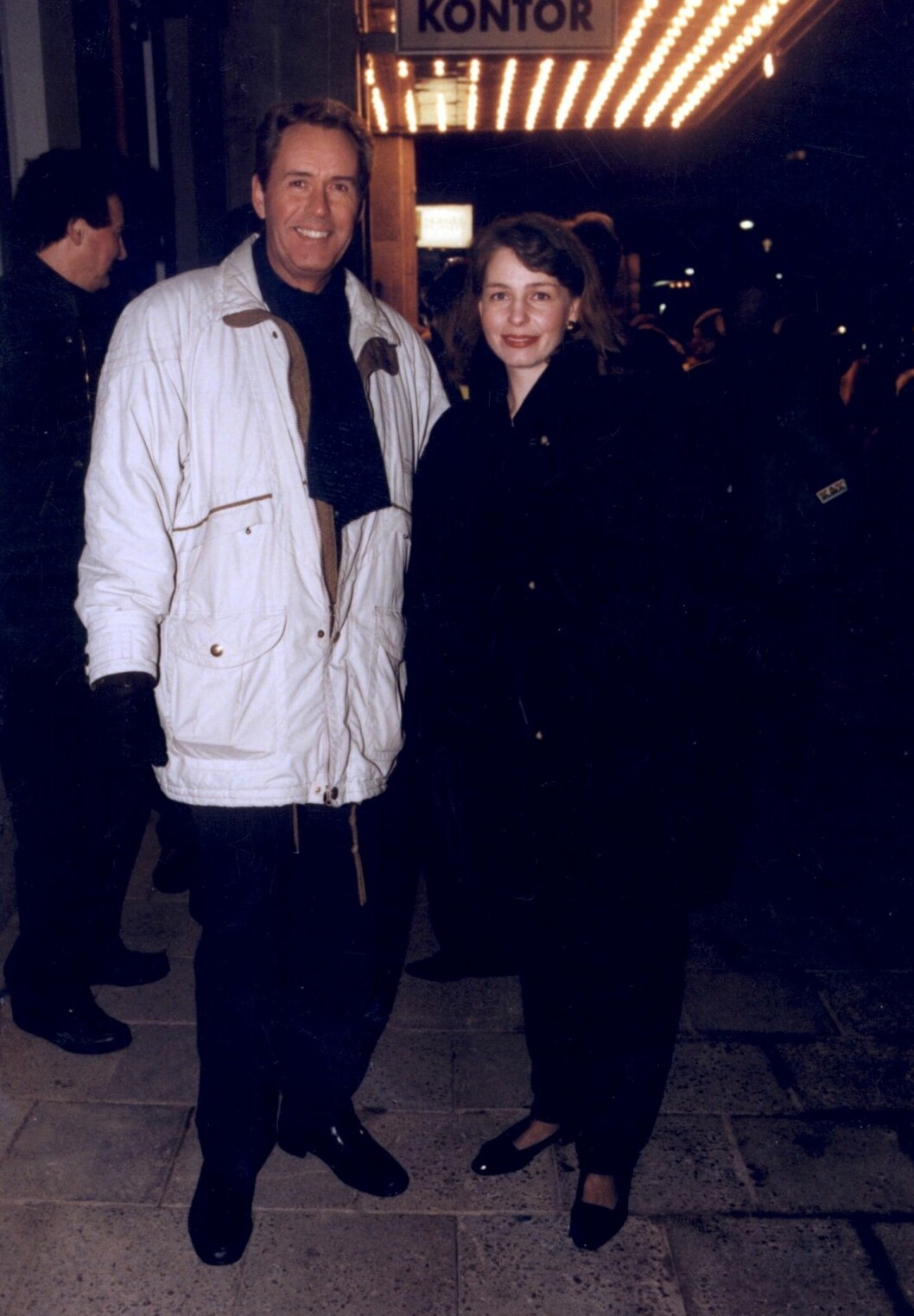 Sten Nilsson och hustrun Ulla Nilsson fångade på bild tillsammans år 1997.