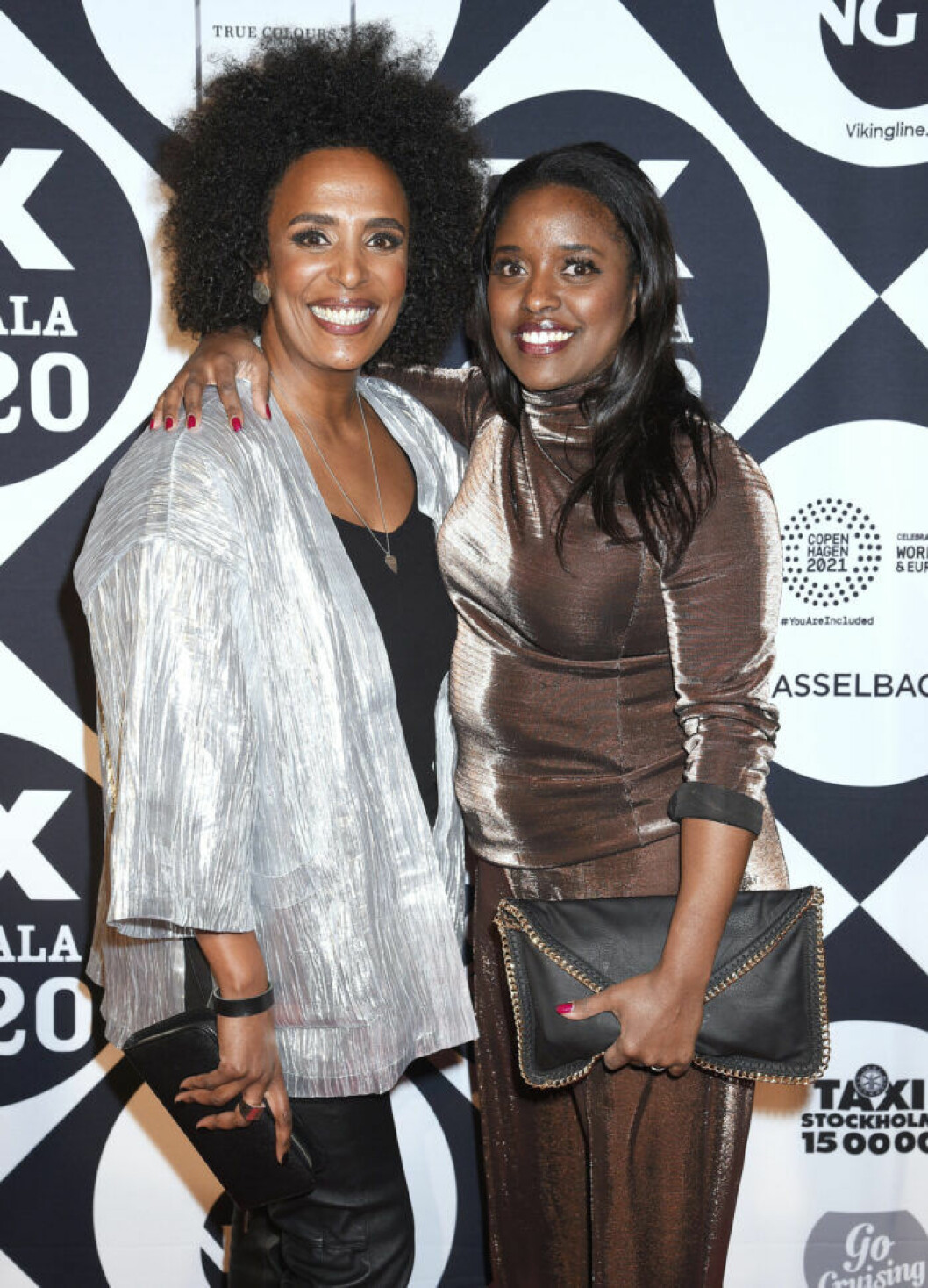 Marika Carlsson och Maria Sander på QX-Galan 2020 Foto: Karin Törnblom / TT Marika Carlsson och Maria Sander på QX-Galan 2020