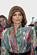 Lisa Rinna visade upp sin nya frisyr på Paris modevecka i samband med Vivienne Westwood-visningen den 4 mars.