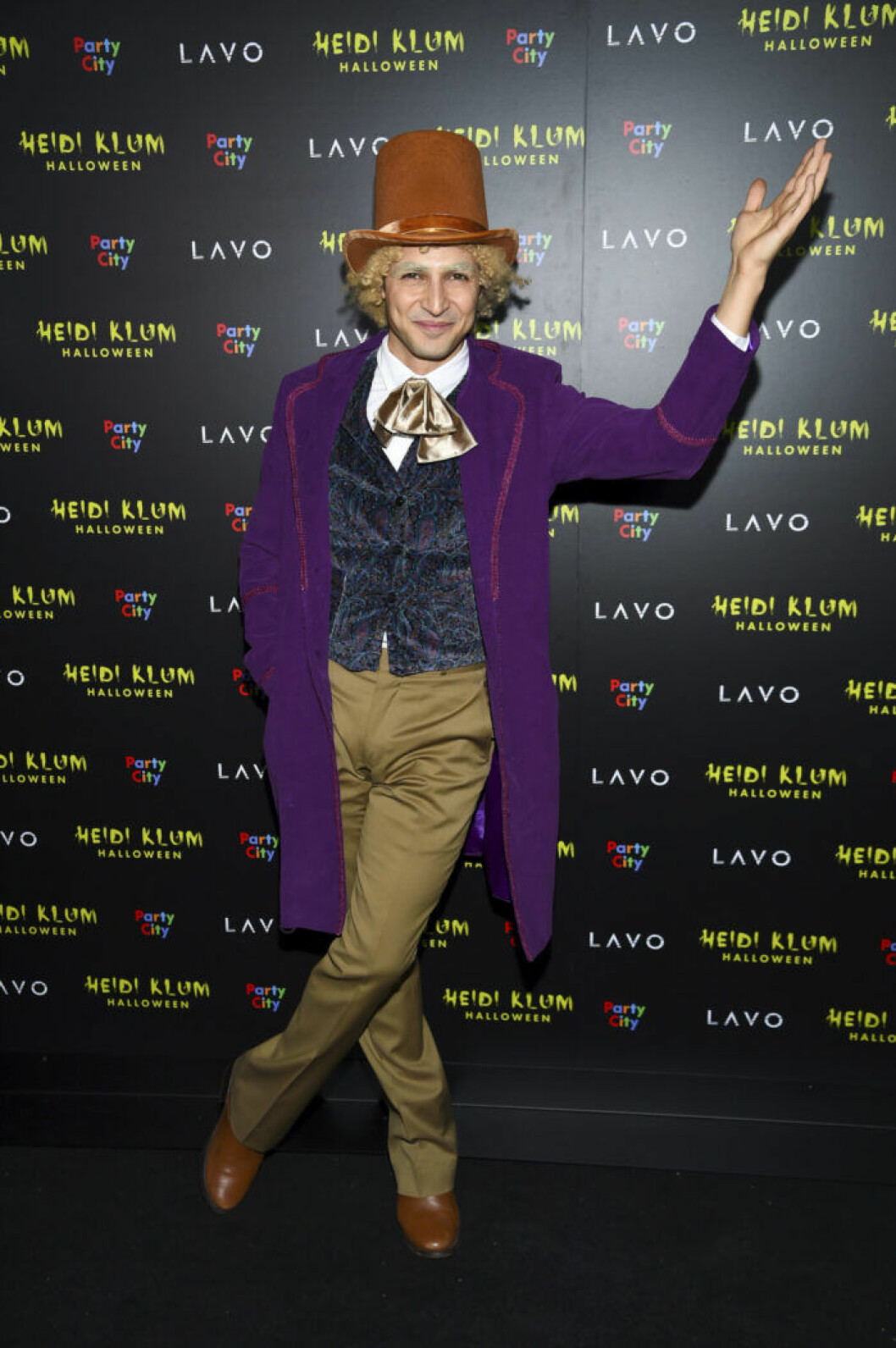 Zac Posen som Willy Wonka.