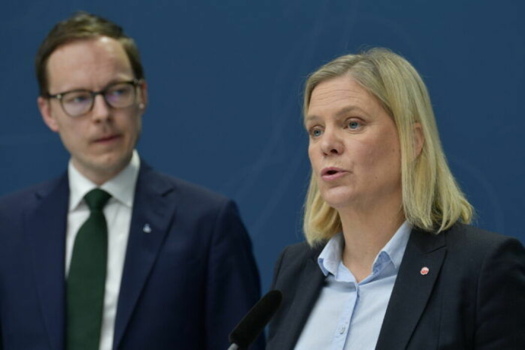 Finansminister Magdalena Andersson Socialdemokraterna