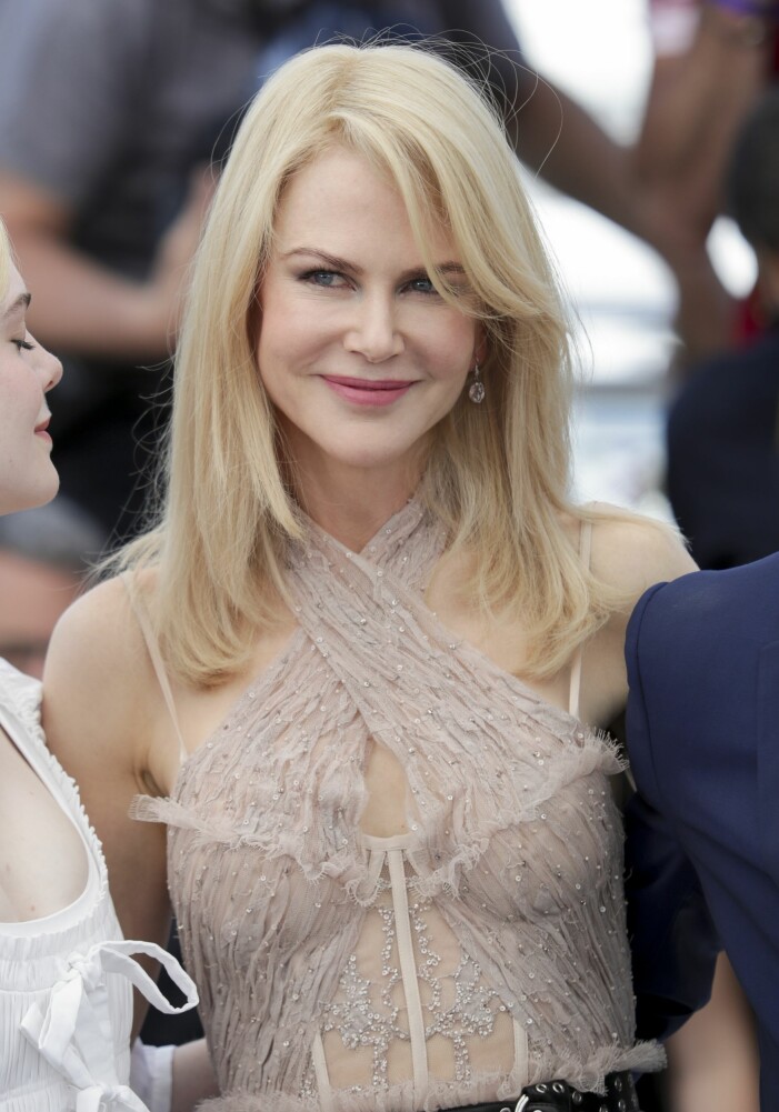 Nicole Kidman i en stiligt fönad frisyr.