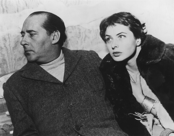Ingrid Bergman och Roberto. ingrid bergman med roberto rossellini 1971.