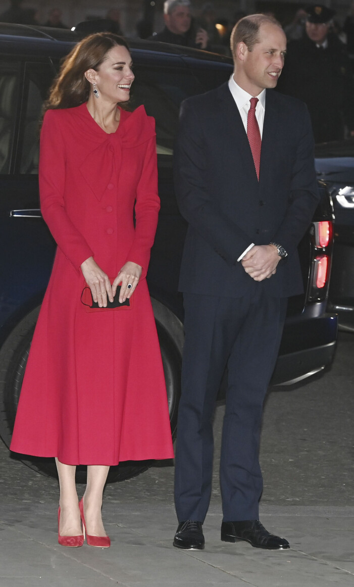 Kate och William vid julkonserten i Westminster Abbey.