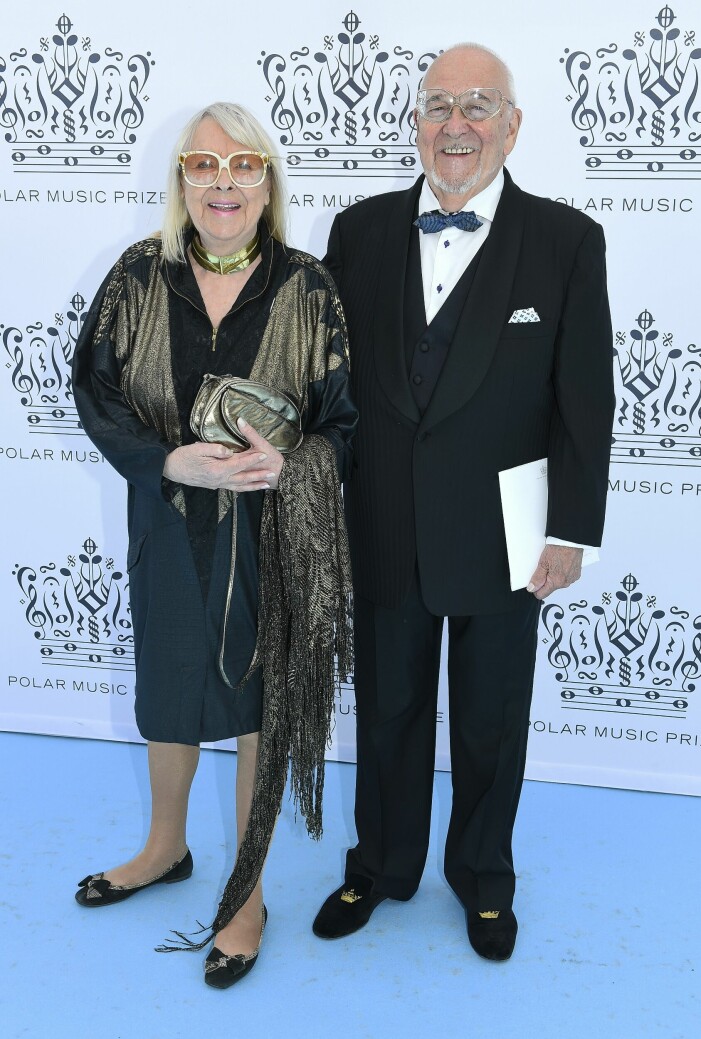Eva Bysing och Bengt-Arne Wallin på Polarpriset 2015.
