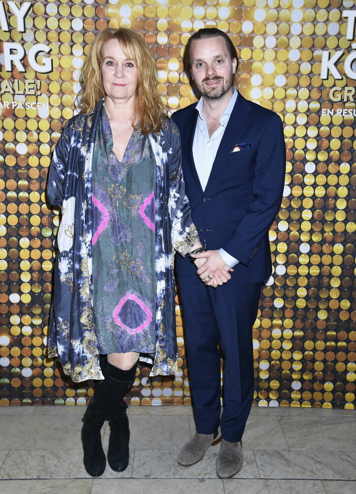 Maria Lundqvist med kärleken Kristoffer Hellström. Maria Lundqvist och Kristoffer Hellström.