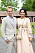 Sofia Wistam och maken Magnus var glada gäster på Jessica Wahlgrens bröllop sommaren 2022.