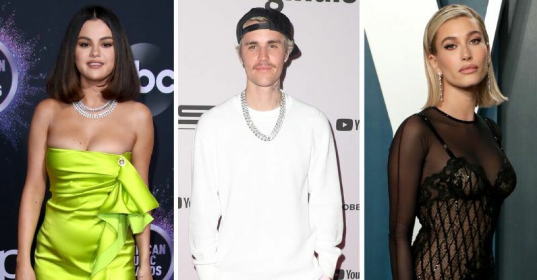 Selena Gomez, Justin Bieber, Hailey Bieber