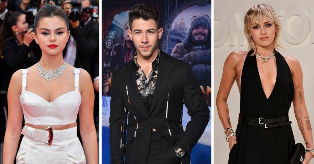 Miley Cyrus, Nick Jonas, Selena Gomez
