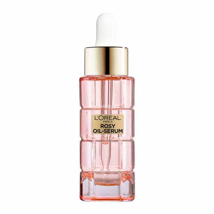 L'Oréal Paris Rosy Oil-Serum från serien <a target="_blank" href="https://lyko.com/sv/sok?q=Age+Perfect+Golden+Age&utm_source=digitorial&utm_medium=video&utm_campaign=loreal_cpd_goldenageQ32022">Age Perfect Golden Age</a> ger huden en rosig lyster. serum