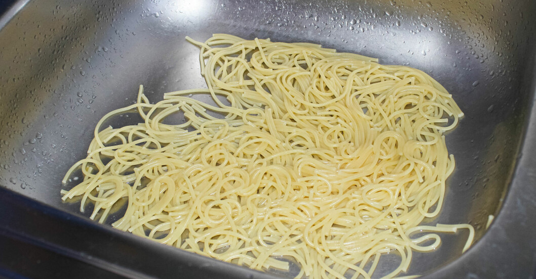 Pasta i vasken. Känner du igen dig? Pasta ligger i vasken