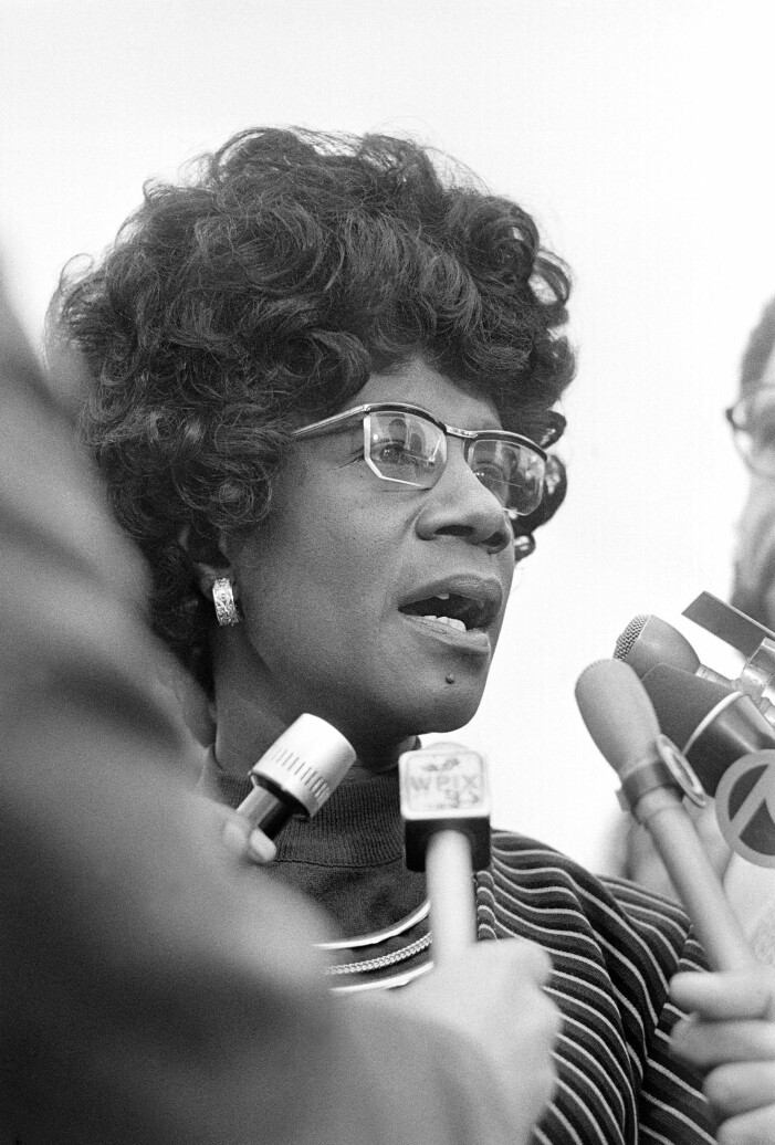 Shirley Chisholm.