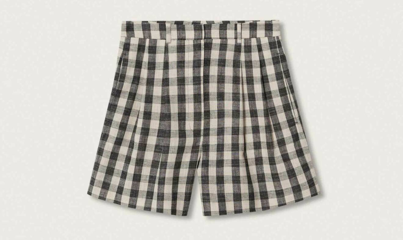 Shorts i bomull/linne, XXS–XXL, 399 kr, Mango.