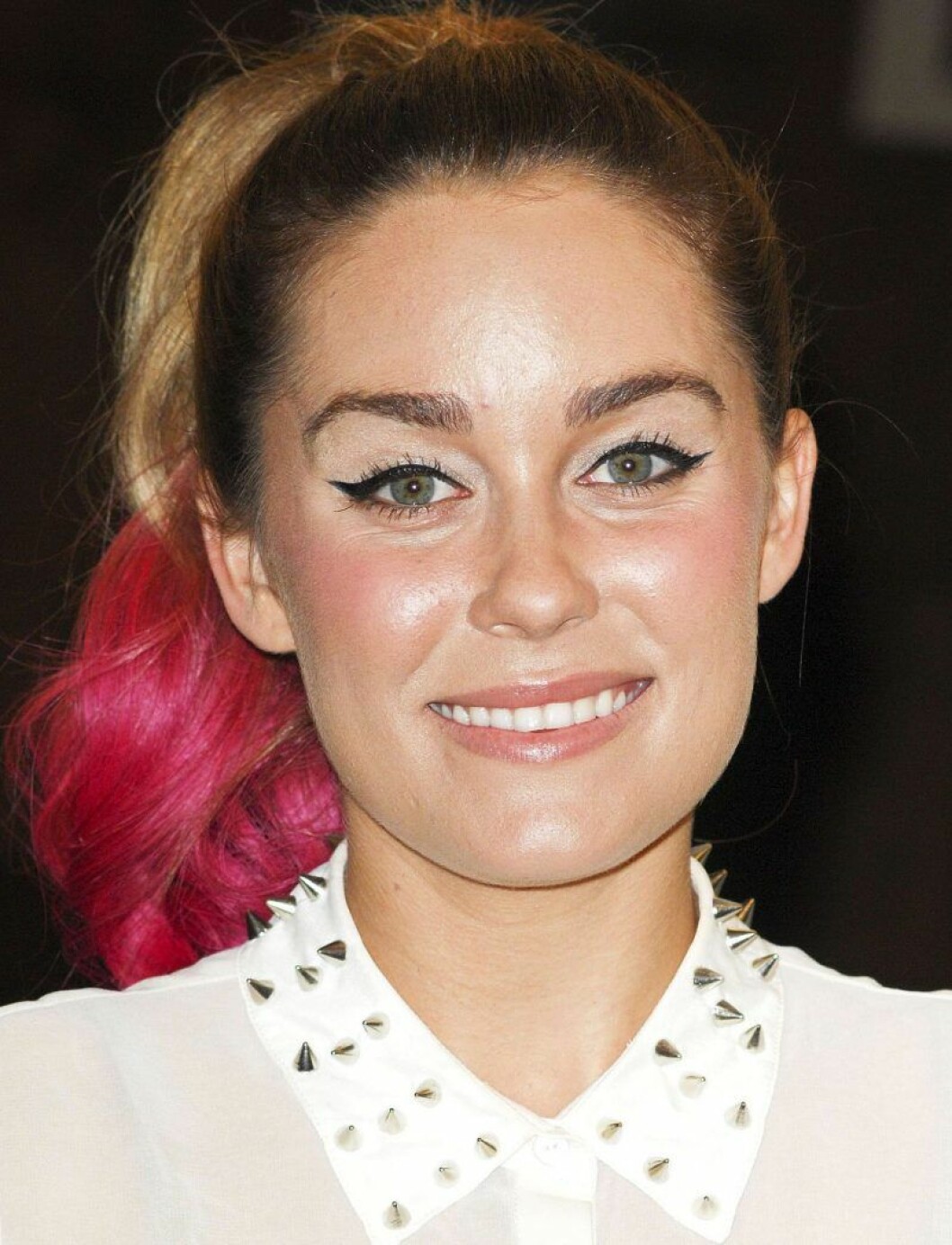 Lauren Conrad i rosa hår