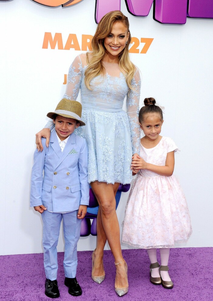 jennifer lopez med sina barn