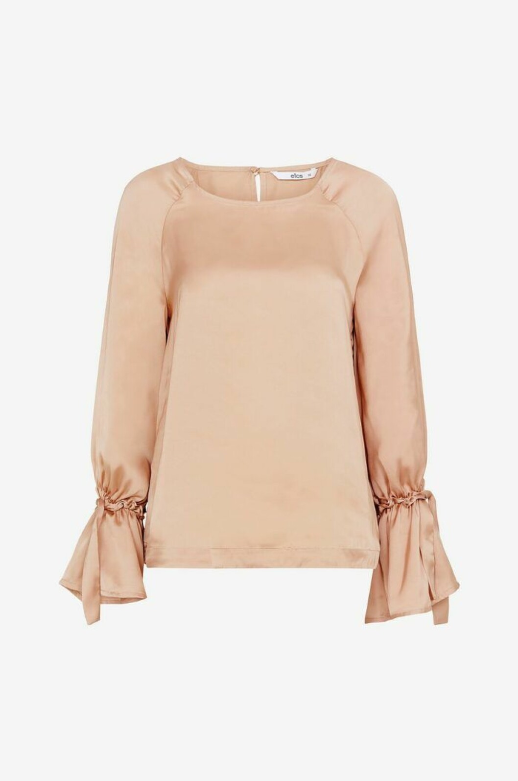 Champagnefärgad blus