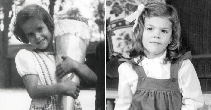Silvia är 6 år gammal och kronprinsessan Victoria 6 år.