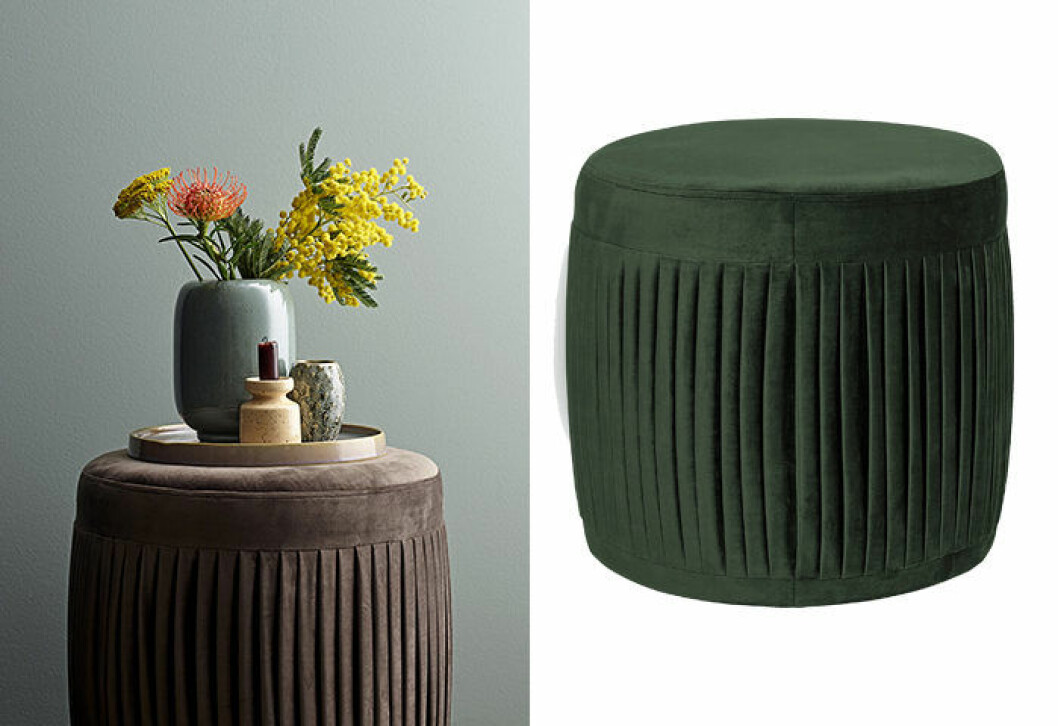 Pleat sittpuff från Bloomingville