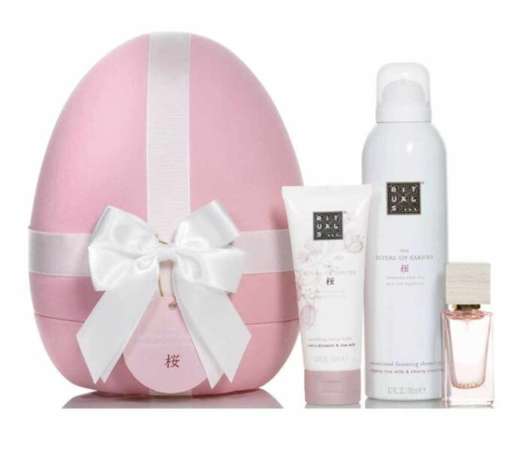 påskägg med beauty från rituals