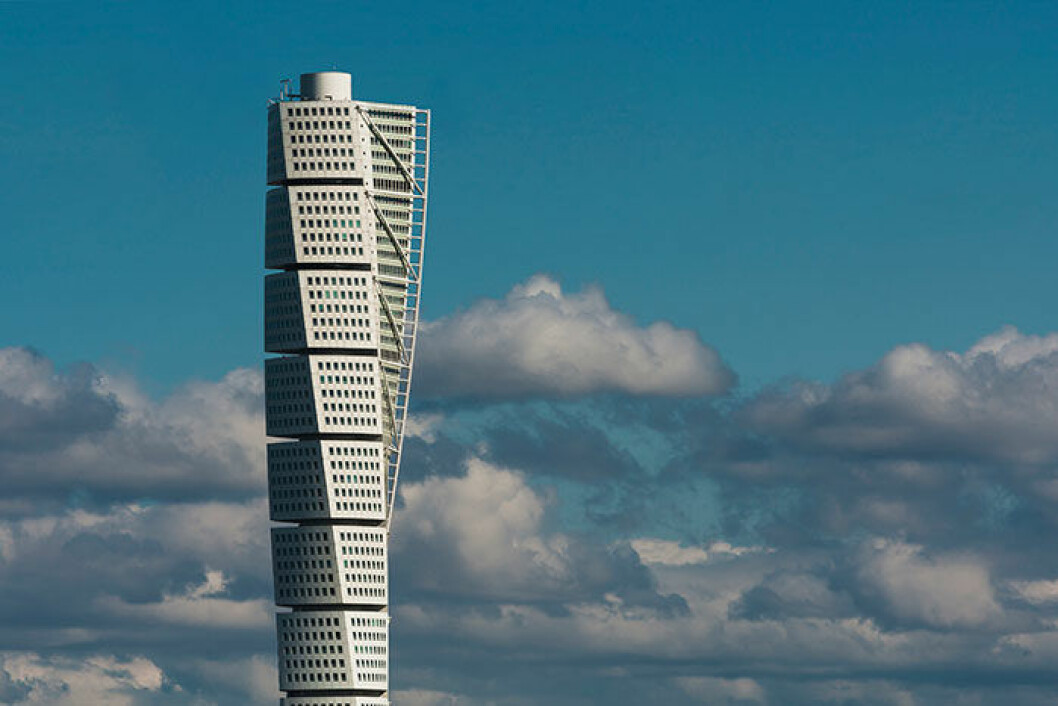 Turning Torso i Malmö. Foto: Mickael Tannus / Region Skåne Foto: Mickael Tannus / Region Skåne