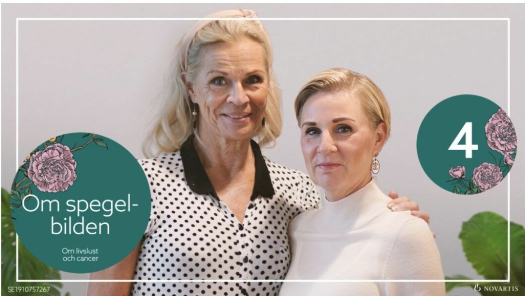 I ett avsnitt av podden bjuder Anna Wahlstam in en skönhetsexpert som ger tips om make up till cancerdrabbade.