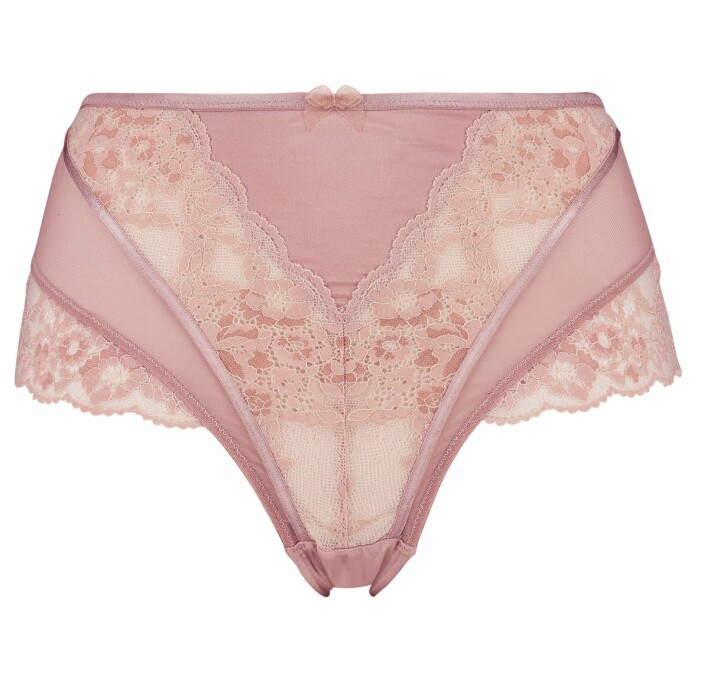 Braziliantrosa i rosa spets från hunkemöller