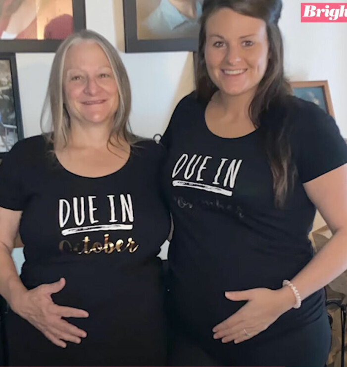 Lisa och Kelsi födde barn med en månads mellanrum – men båda barnen var Kelsis.