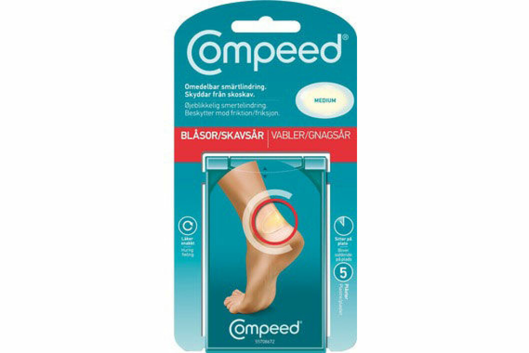 Skavsårsplåster från Compeed.