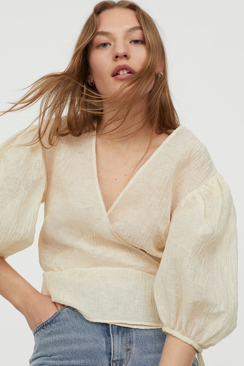 Skir omlottblus från h&m