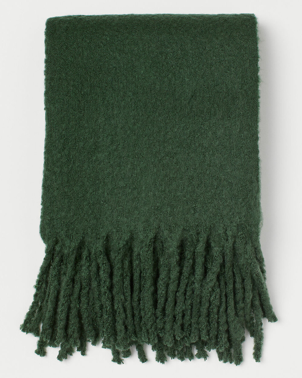 Skogsgrön filt från H&M home