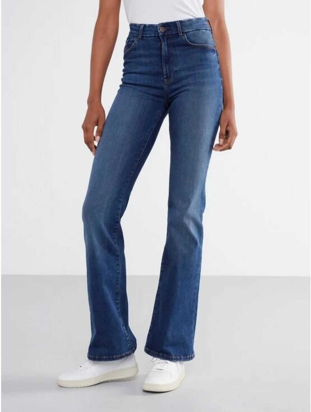 slim fit jeans med bootcut dam lindex 2023