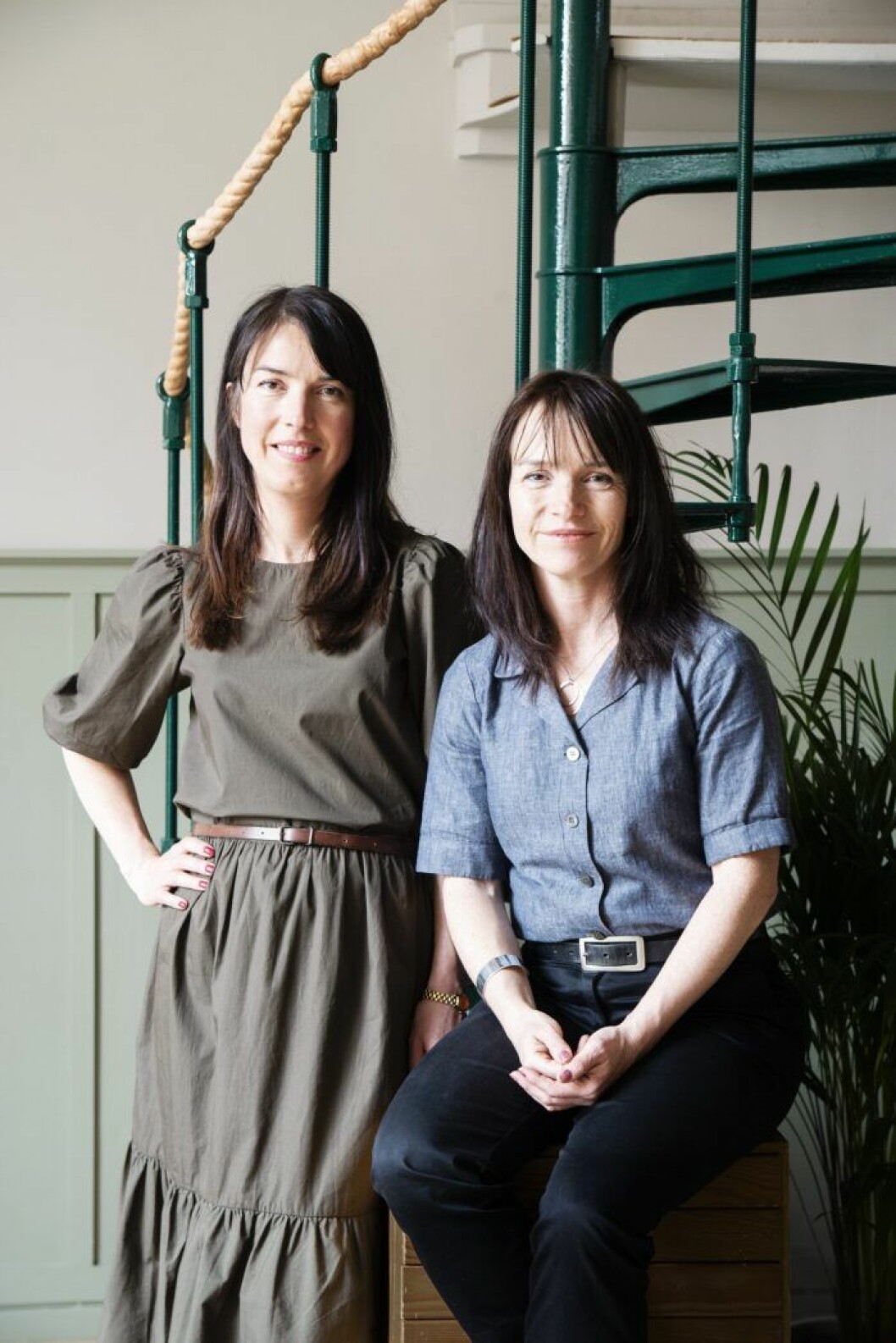 Sofia och Anna har tagit över en lokal på Hornsgatan på Södermalm i Stockholm. Foto: Kristin Lorenzen
