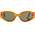 solglasögon i orange för dam från le specs