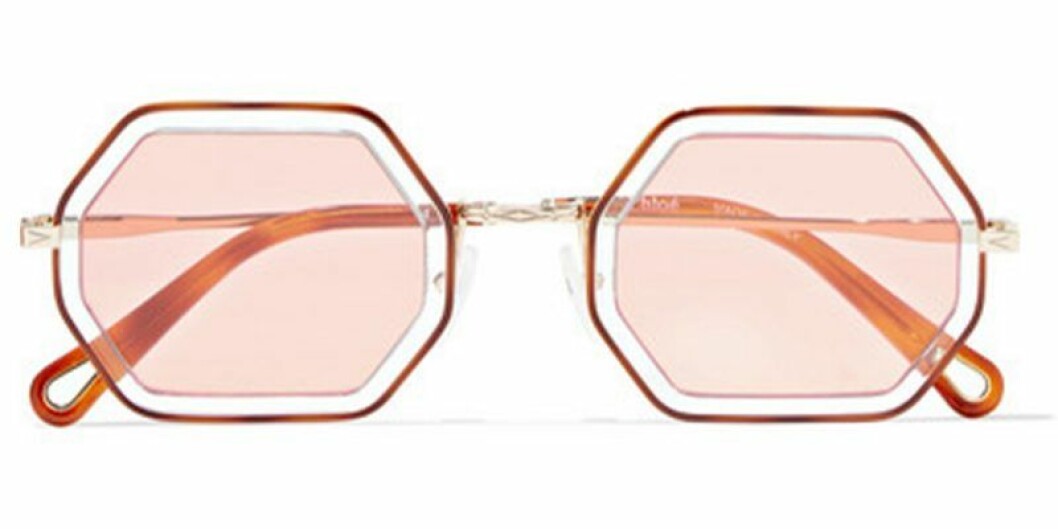 Rosa solglasögon från Chloé