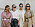Stilsäkra gäster i solglasögon på Köpenhamns modevecka.