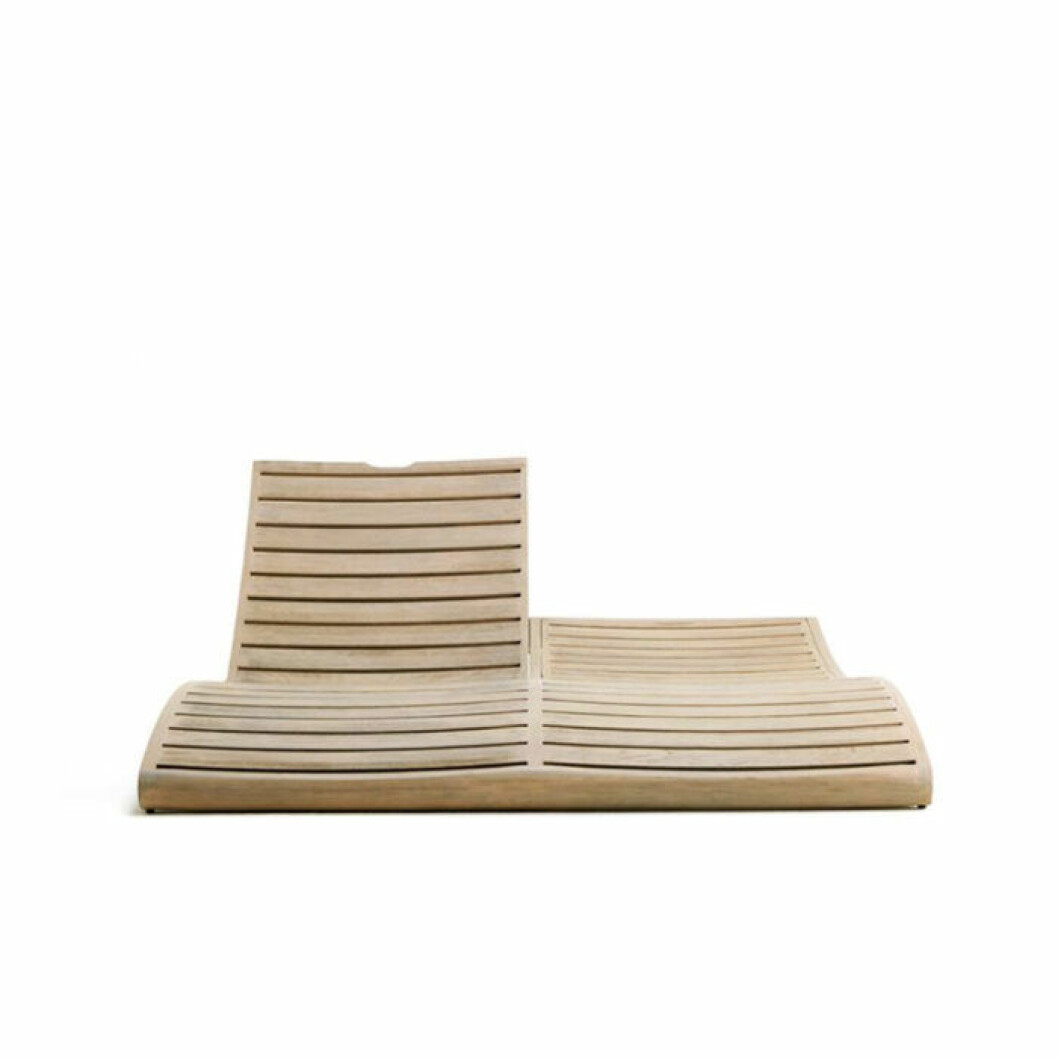 Solsäng i teak
