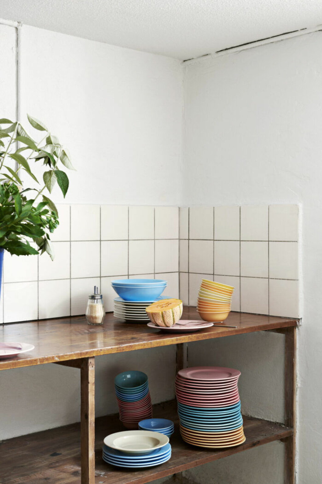 Mixa somriga pasteller i köket