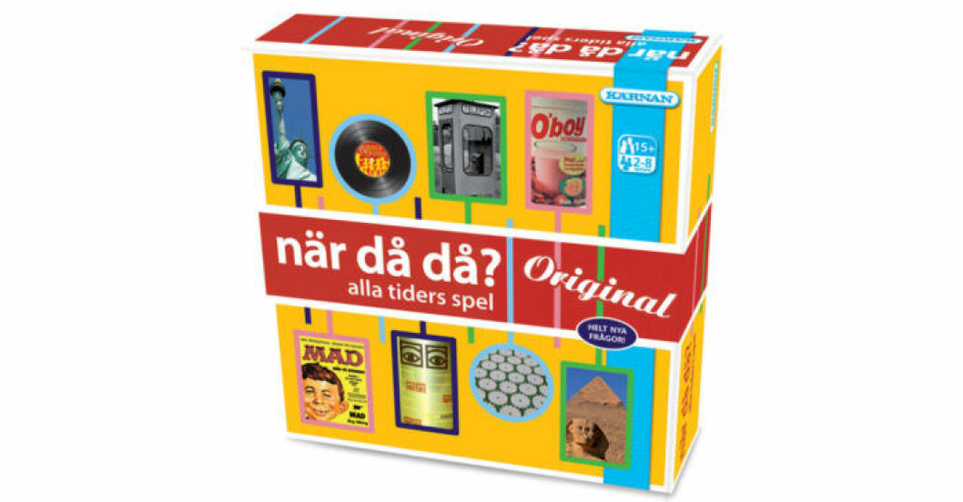 Sällskapsspelet När då då? är perfekt för historieälskaren