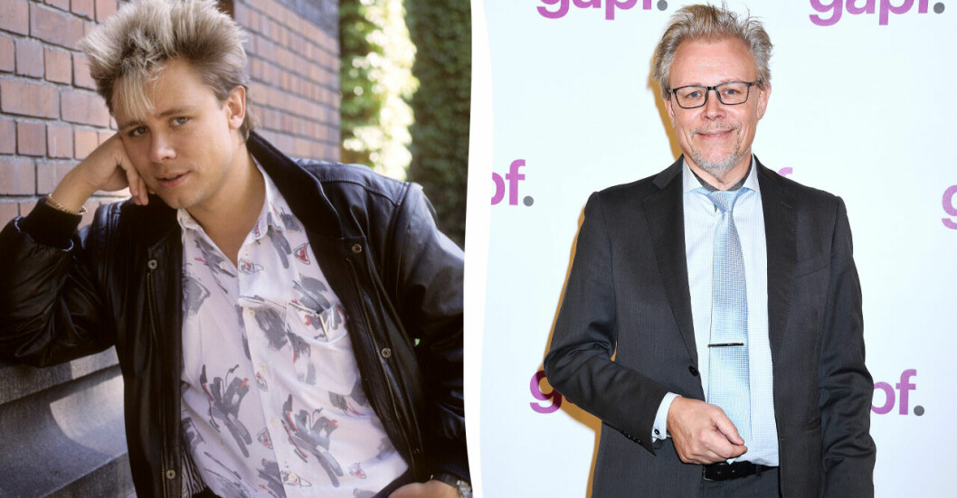 Staffan Dopping 1987 och 2020.