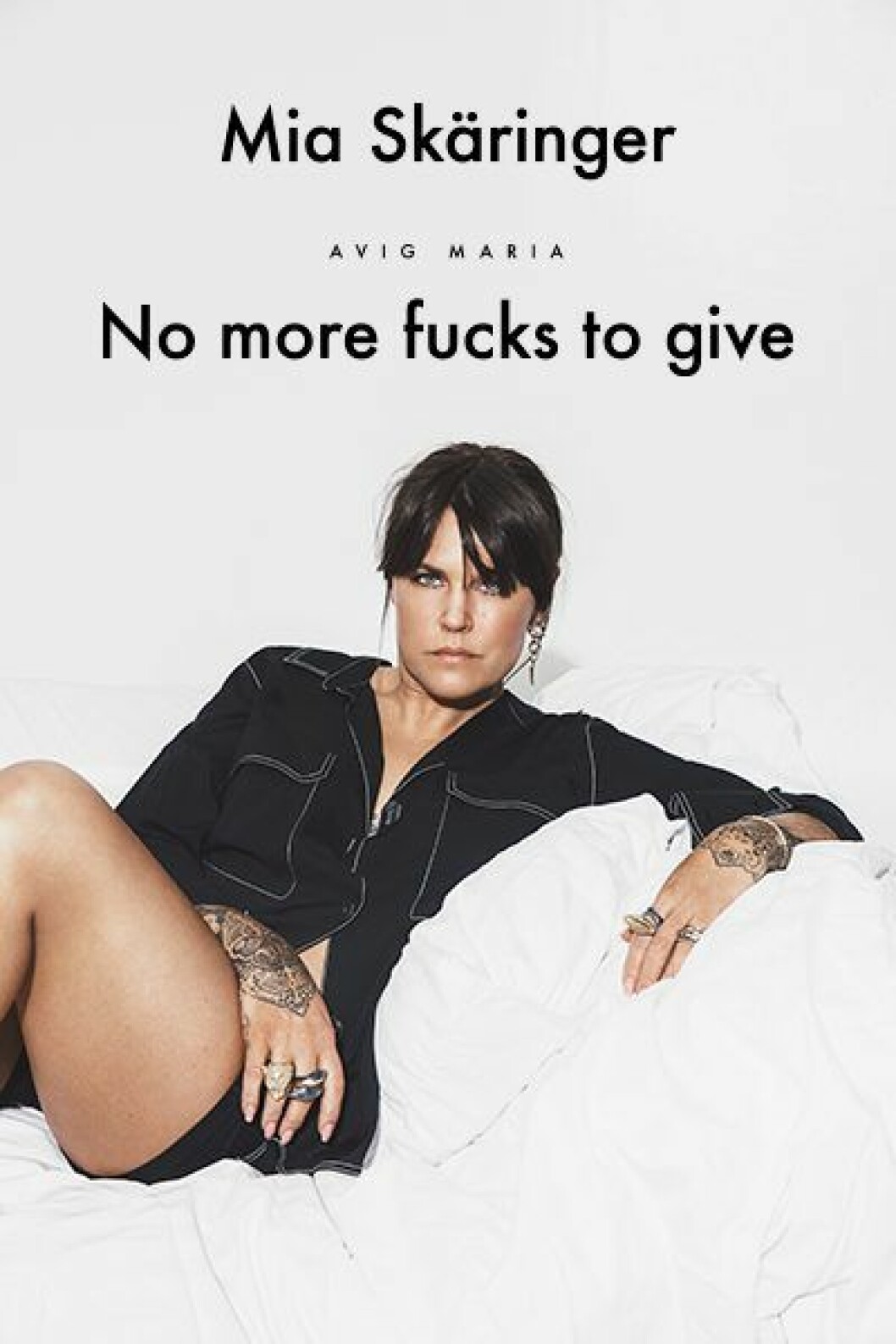 Mia Skäringers poster för Avig Maria No more fucks to give