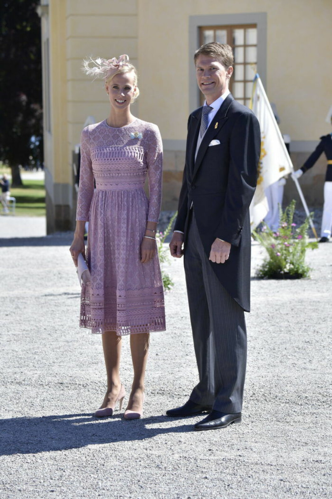 Victoria och Daniels stabschef Karolin A Johansson och Lars Erik Tindre.
