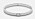 stelt silverarmband med ovalt lås från Skultuna
