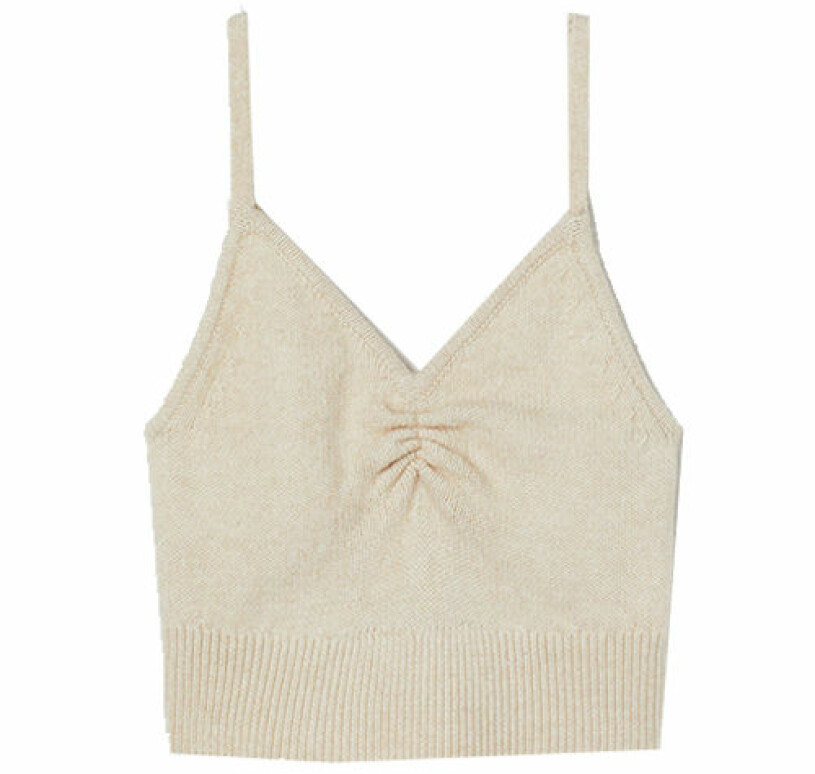 stickad croptop