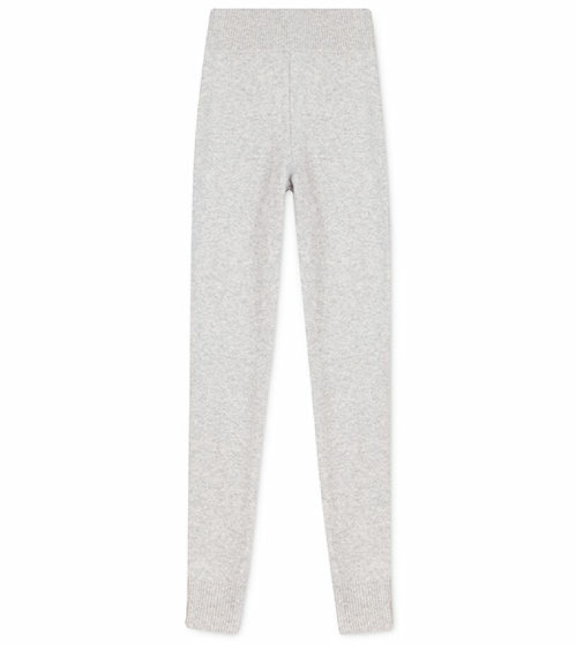 stickade grå leggings softgoat