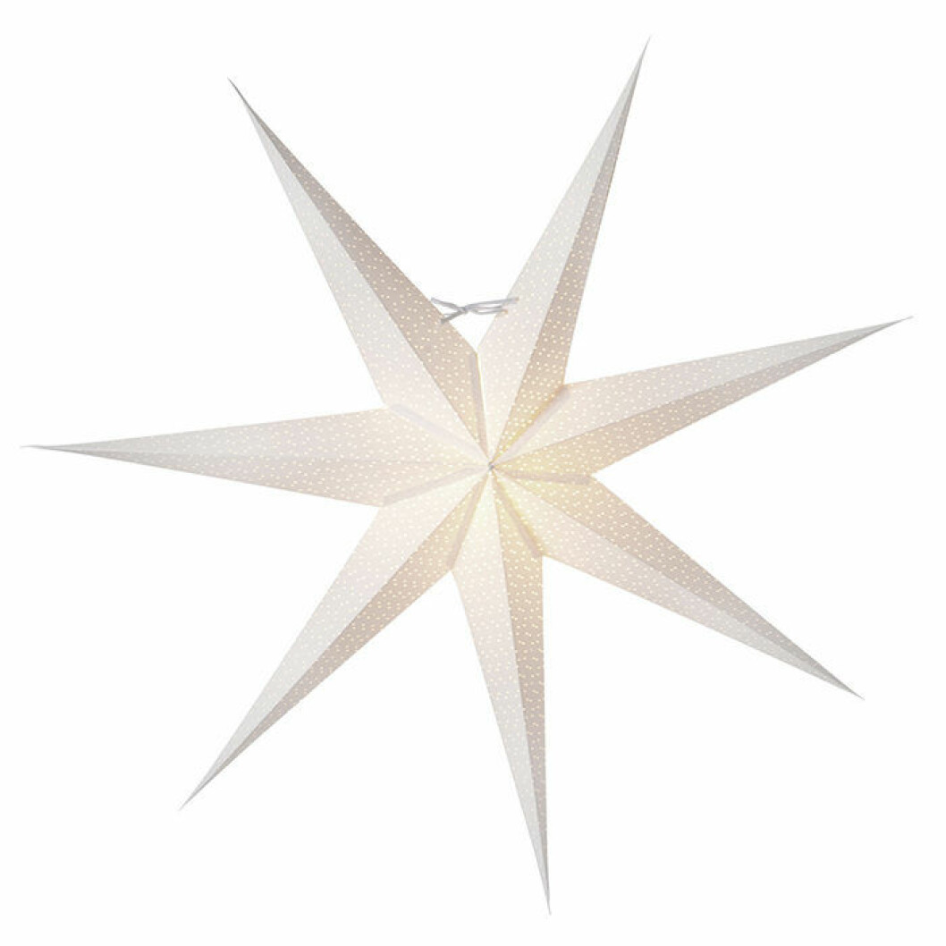 stor, vit julstjärna från Watt & Veke